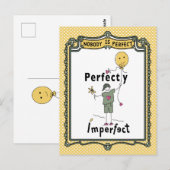 Perfect onvolmaakte 2C_ Briefkaart (Voorkant / Achterkant)