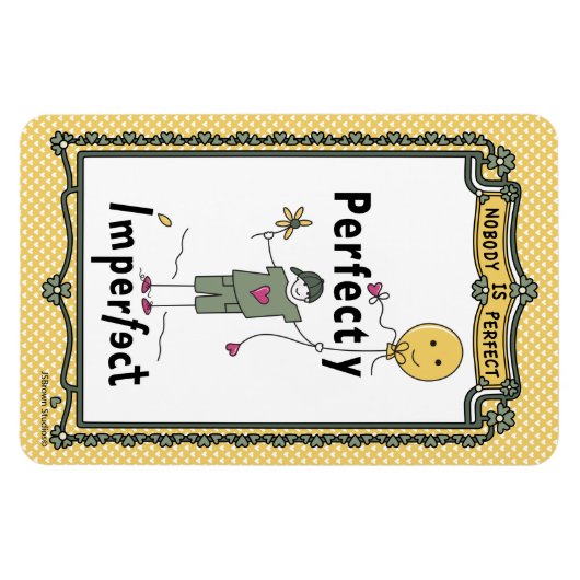 Perfect onvolmaakte 2C_Flexibele magneet 4"x6" (Horizontaal)