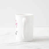 Perfect onvolmaakte "met Tiara" Bone China Mok (Achterkant)