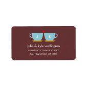 Perfect overvloeiadreslabel etiket (Voorkant)