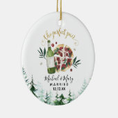 Perfect Paar Beer en Pizza Wedding Ornament Gift (Rechts)