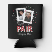 Perfect Paar Casino Thema Koppelfoto Blikjeskoeler (Voorkant)