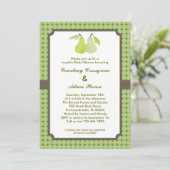 Perfect Paar Couple's Bridal Shower Invitation Kaart (Staand voorkant)