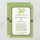 Perfect Paar Couple's Bridal Shower Invitation Kaart (Voorkant / Achterkant)