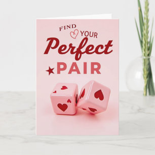 Perfect Paar Hartelijke Stijlkaart Kaart