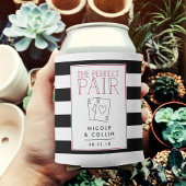 Perfect paar Las Vegas bruiloft gunst Blikjeskoeler