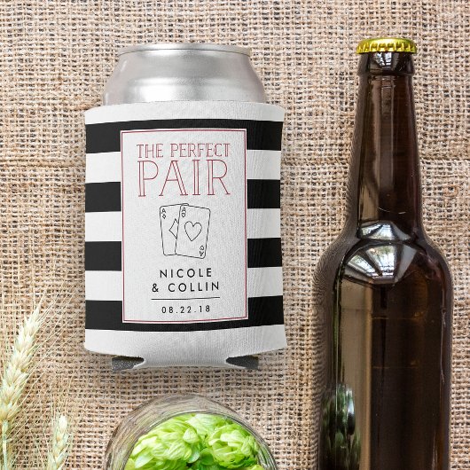 Perfect paar Las Vegas bruiloft gunst Blikjeskoeler