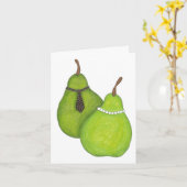 Perfect Paar Notecard Kaart (Gele Bloem)