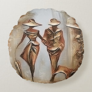 Perfect paar rond kussen