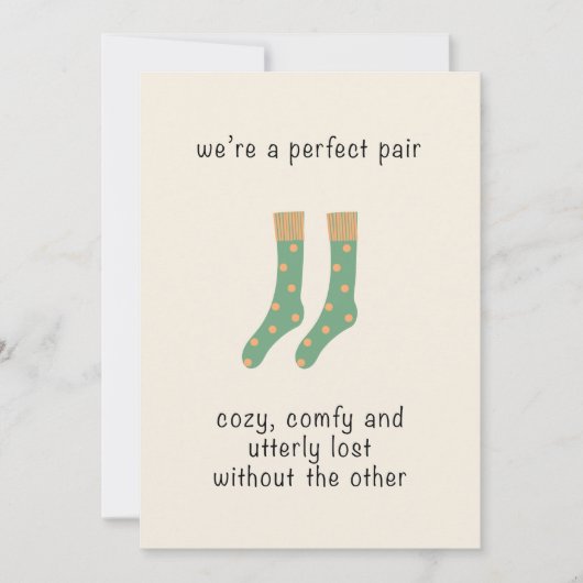 Perfect Paar Valentijnsdag Kaart (Voorkant)
