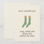 Perfect Paar Valentijnsdag Kaart (Voorkant / Achterkant)