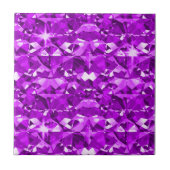 Perfect Paarse diamanten Tegeltje (Voorkant)
