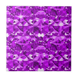 Perfect Paarse diamanten Tegeltje