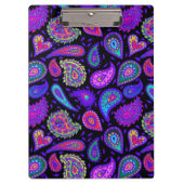 Perfect  Paarse Paisley Klembord (Voorkant)