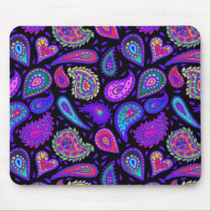 Perfect  Paarse Paisley Muismat