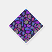 Perfect Paarse Paisley Servet (Hoek)