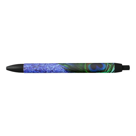 Perfect Paarse Peacock Blauwe Inkt Pen (Voorkant)