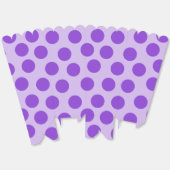 Perfect  Paarse Polkadotted Bedankdoosjes (Ongevouwen)