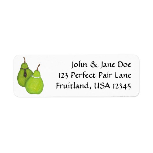 Perfect Pair Adresetiketten Etiket (Voorkant)
