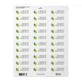 Perfect Pair Adresetiketten Etiket (Full Sheet)