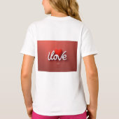 "Perfect Pair: bijpassende paar T - shirts" T-shirt (Achterkant)