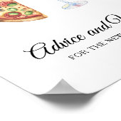 Perfect pair bridal shower - Wishes for Newlyweds Poster (Hoek)