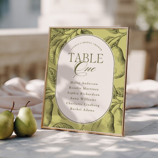 Perfect Pair Bruidsuitnodiging Tafel 1 Poster