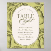 Perfect Pair Bruidsuitnodiging Tafel 8 Poster (Voorkant)