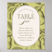 Perfect Pair Bruiloft Tafel 6 Poster (Voorkant)