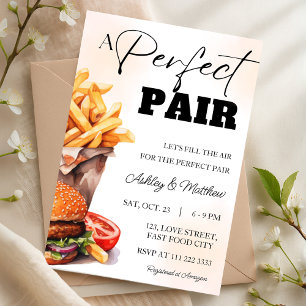 Perfect Pair Burger en Frietjes Koppel Gemengde Do Kaart