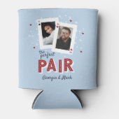 Perfect Pair Casino Theme Couples Photo Blikjeskoeler (Voorkant)