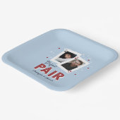 Perfect Pair Casino Theme Couples Photo Papieren Bordje (Gebogen)