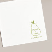 Perfect Pair - Chic Pear Illustration Schattigee b Servet