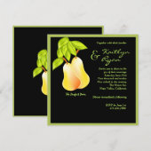 Perfect Pair Fall Wedding Uitnodiging (Voorkant / Achterkant)