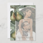 Perfect Pair Gingham Vintage Parel Bruidsdouche Kaart (Achterkant)