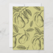 Perfect Pair Pear Vrijgezellenfeest Kaart (Achterkant)