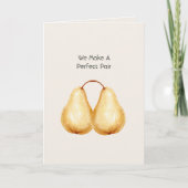 Perfect Pair Peren Liefde Kaart (Voorkant)