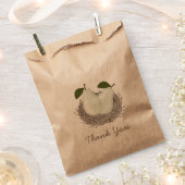 Perfect Pair Twin Party Favor papieren tas Bedankzakje (Geknipt)