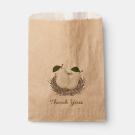 Perfect Pair Twin Party Favor papieren tas Bedankzakje