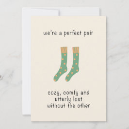 Perfect Pair Valentine Postcard Feestdagenkaart