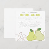 Perfect Pair Verloving Aankondiging (Voorkant / Achterkant)