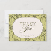 Perfect Pair Vintage Parel Bruidsmeisje Bruiloft Bedankkaart (Voorkant)