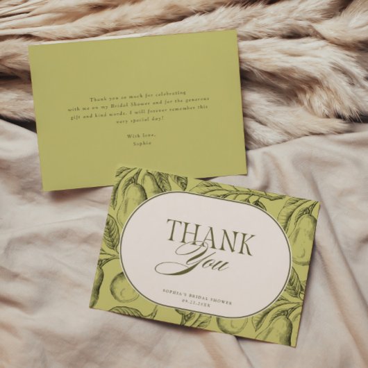 Perfect Pair Vintage Parel Bruidsmeisjestoast Bedankkaart