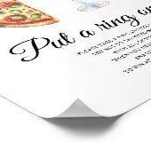 Perfect pair vrijgezellenfeest Zet een ring op het Poster (Hoek)