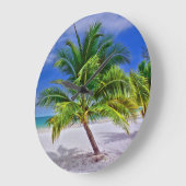 Perfect palm Tree Tropical Island Beach Grote Klok (Hoek)