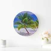 Perfect palm Tree Tropical Island Beach Grote Klok (Huis)