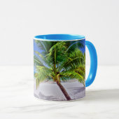 Perfect palm Tree Tropical Island Beach Mok (Voorkant rechts)