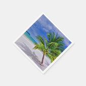 Perfect palm Tree Tropical Island Beach Servet (Hoek)