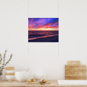Perfect Paradise Beach Sunset Poster (Keuken)