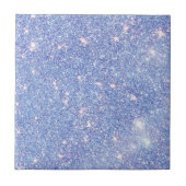 Perfect Paradise Sky Blue Sparkle Glitter Tegeltje (Voorkant)